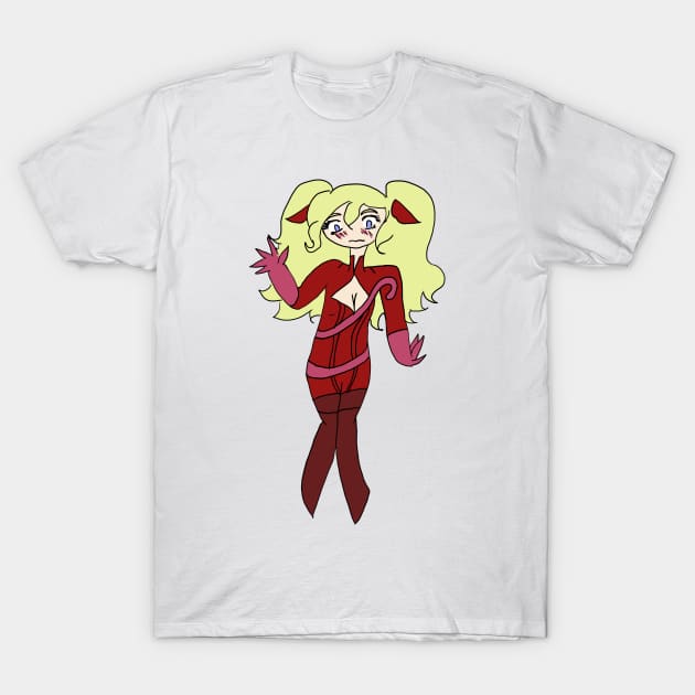 Ann Takamaki Panther Chibi Sticker, Pin, + Others T-Shirt by nhitori